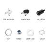 Tubulars Cams Locks with Matching Key Hook Cams Styles Multipurpose Cams Locks Heavy Duty for Secure Cabinets & Toolboxes
