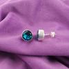 Apatite Gemstone Sterling Silver Stud Post Push Back Throat Chakra New Earrings EE-150-10