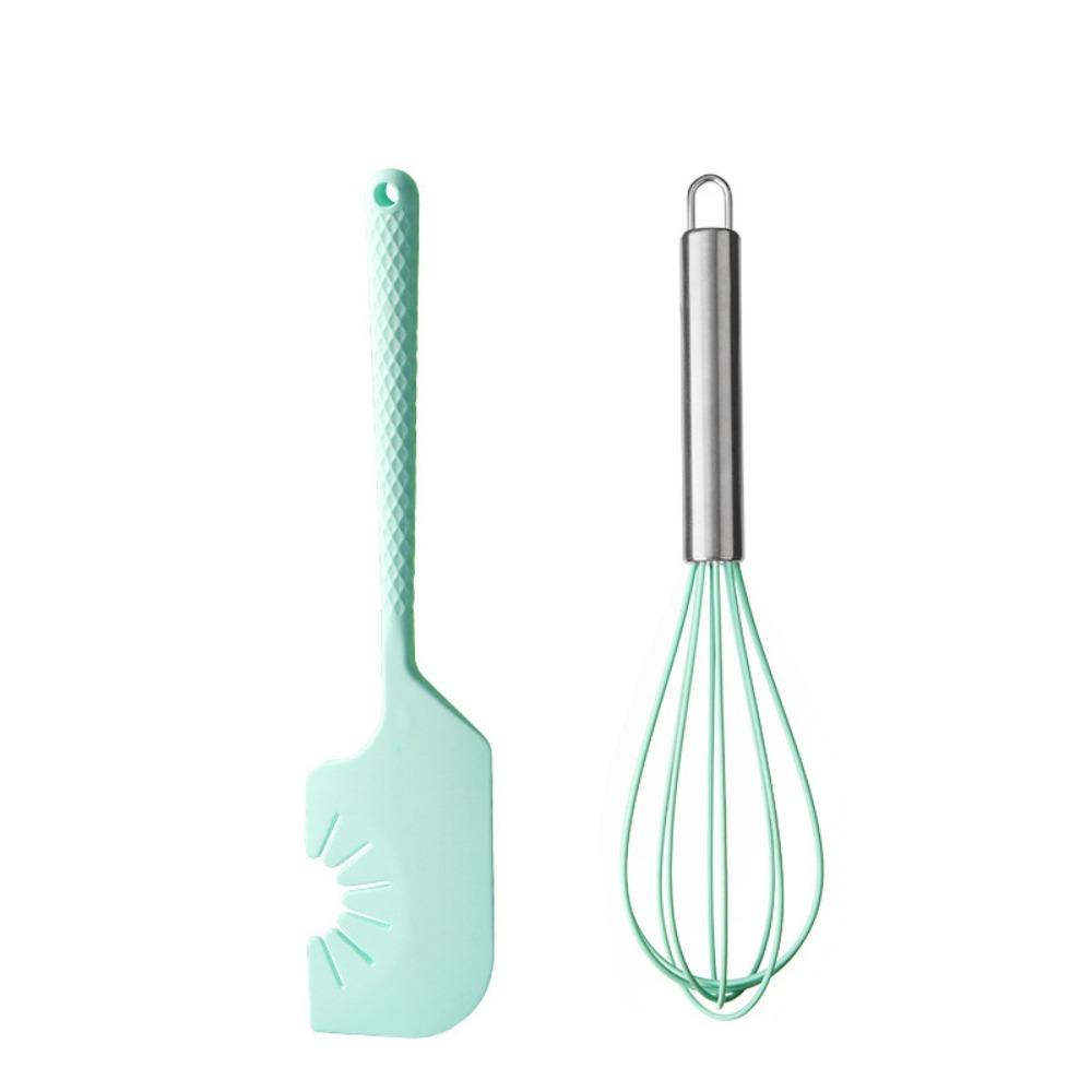 Hanging Silicone Scraper Food Grade Cream Scraper Convenient Egg Beater  Kitchen Use