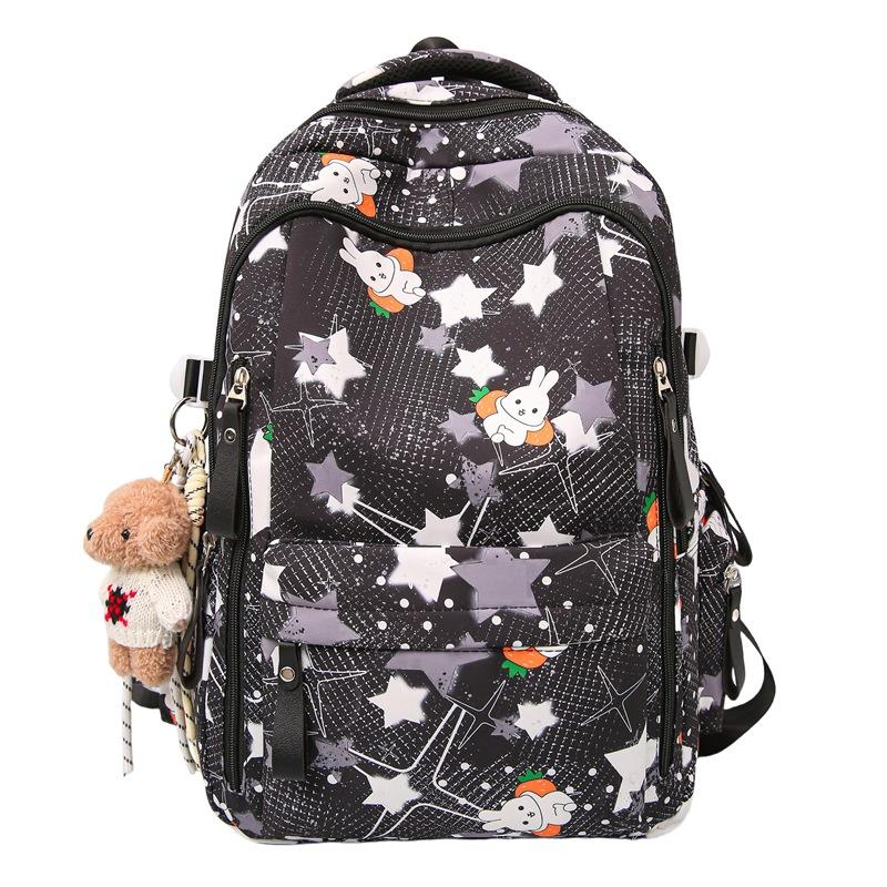School bag High value backpack Junior high school casual simple fashion versatile light commute large capacity