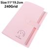 240Grid Transparent Jewelry Organizer Storage Albums Gift with Box Reclosable Necklace Rings Earring Bags Portable Jewelry Boxes