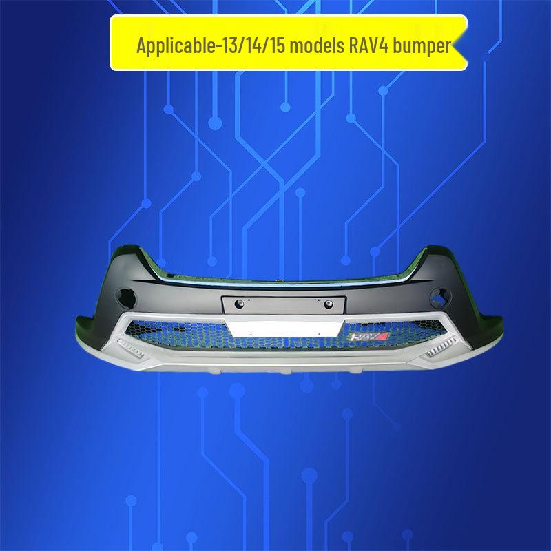 Front & Rear Bumper Protection Bars for 13-15 RAV4 - Decorative and Modified Styles