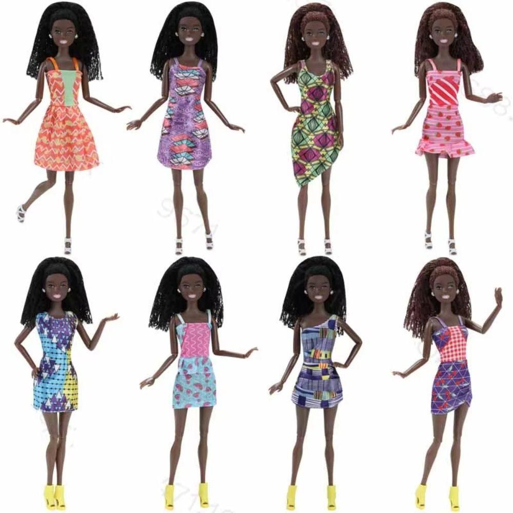 Black Skin African Girl Princess Doll Brown Hair Black Princess Doll Kids Toys