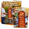 Removable Spikes Vertical Skewer Grill Set Stainless Steel Skewer Grill Set  Outdoor Garden