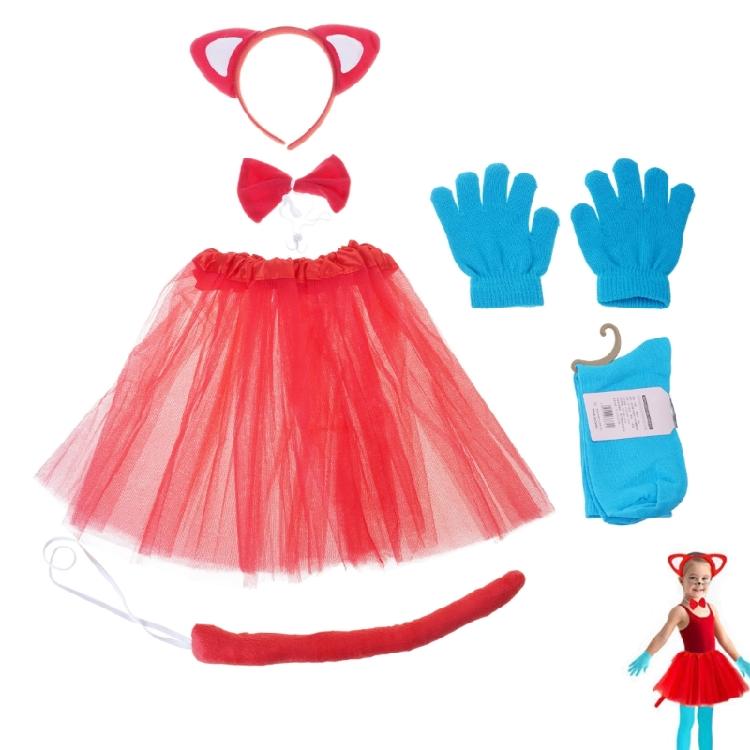 Halloween Cosplay Accessory Cats Tail Headband Gloves Socks Bowtie for Boy Girl Masquerade Christmas Halloween Cosplay