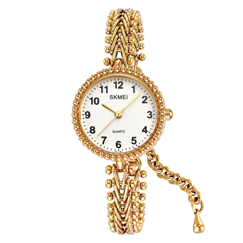Exquisite Damenuhr Leichter Luxus Mode Armbanduhr Schmuckschließe Quarzuhr