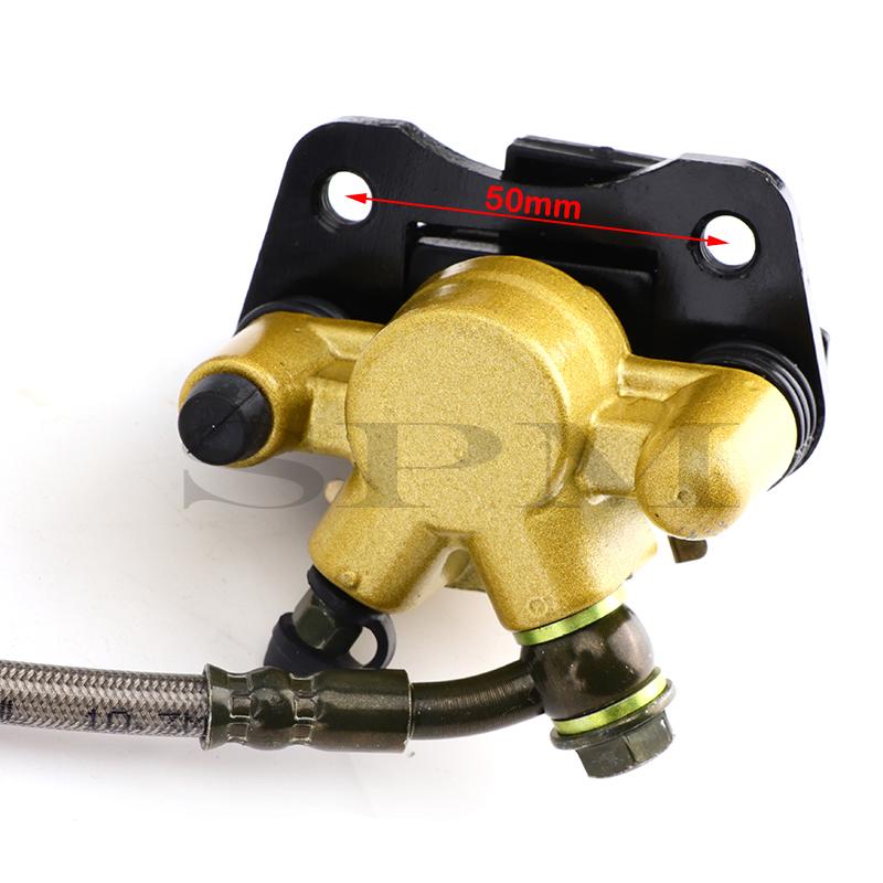 Front/Rear Disc Brake Master Cylinder Hydraulic Caliper Assembly for 50cc 70cc 90cc 110cc 125cc ATV Buggy Quad Bike Accessories