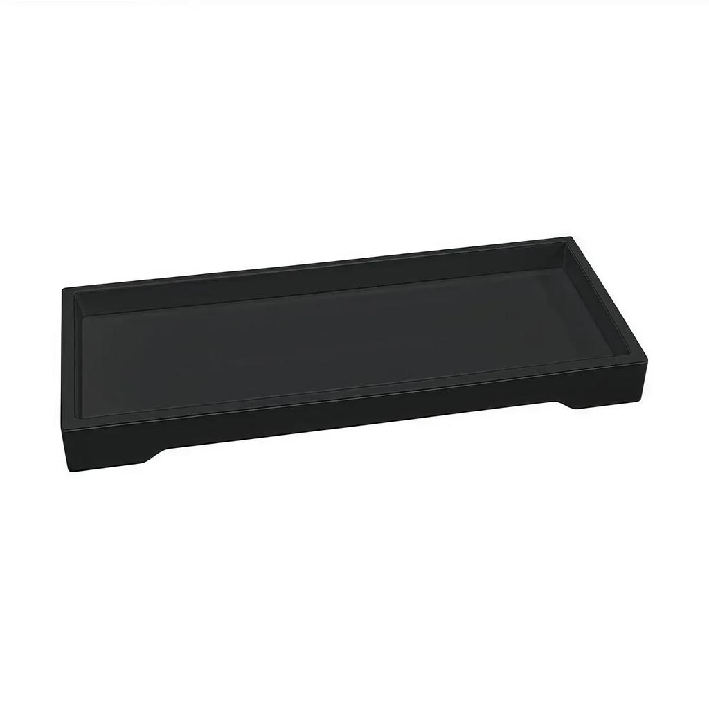 Stylish Silicone Tray for Countertop Organization Perfect for Bathroom Accessories Waterproof and Easy To Maintain Design