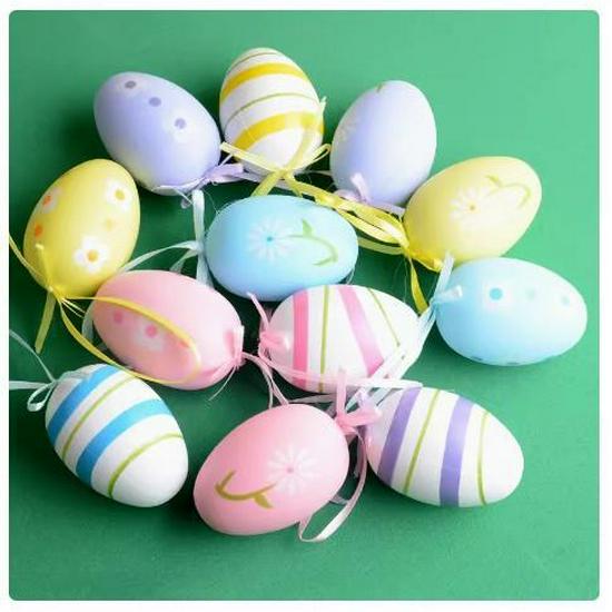 Easter Egg Toys: Handmade DIY Painted Plastic Eggs for Kindergarten Decoration