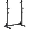 Heavy Duty Barbell Squat Rack Adjustable And Multifunctional Weight Power Stand For Home Gym Black