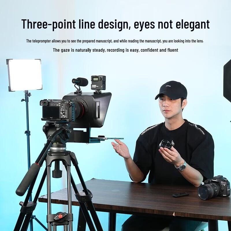 JS12 Teleprompter for Live Streaming & Recording