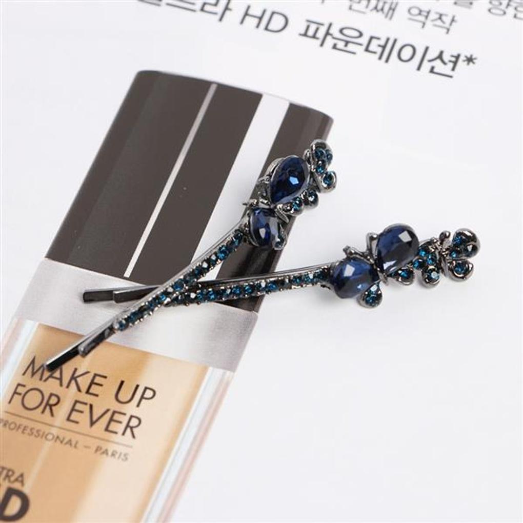 Os hairpin accessory 2-piece set/cubic point straight pin