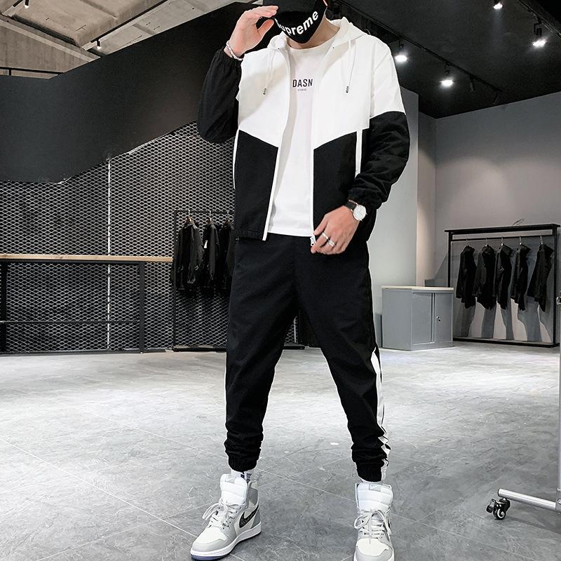 2025 Autumn/Winter Men's Trendy Casual Two-Piece Sports Suit
