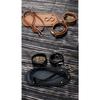 Assorted Leather Bag Bottom Knit Backpack Making DIY Material Kit