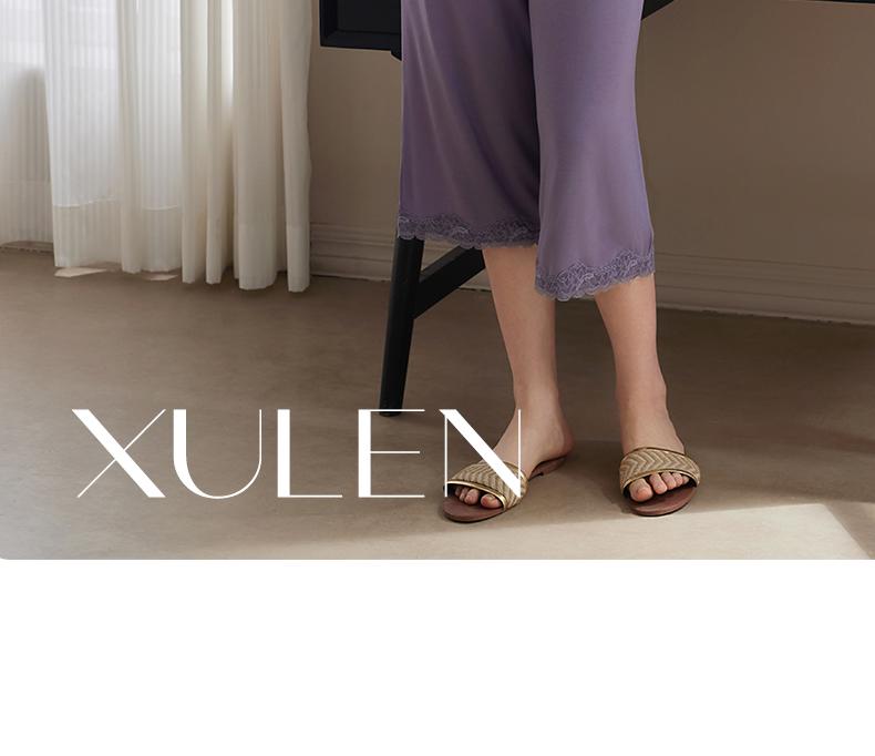 Xuan Liang Soft Pajama Women's Summer Thin Modal Short Sleeve Seven Leg Pants Ice Silk Cool Large Home Furnishing Set