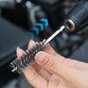 Hex Shank Stainless Steel Bore Brush Drill Bit Cleaning Rust Removal Brush Set Twisted Wire Brushes for Power Drill Cleaning
