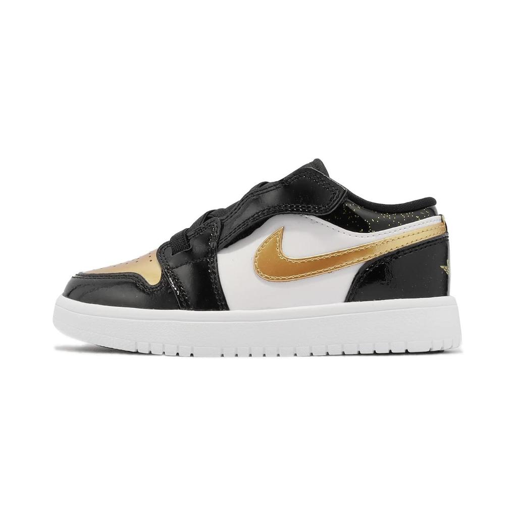New Jordan 1 Low ALT Black Metallic Gold White PS DZ6318-071