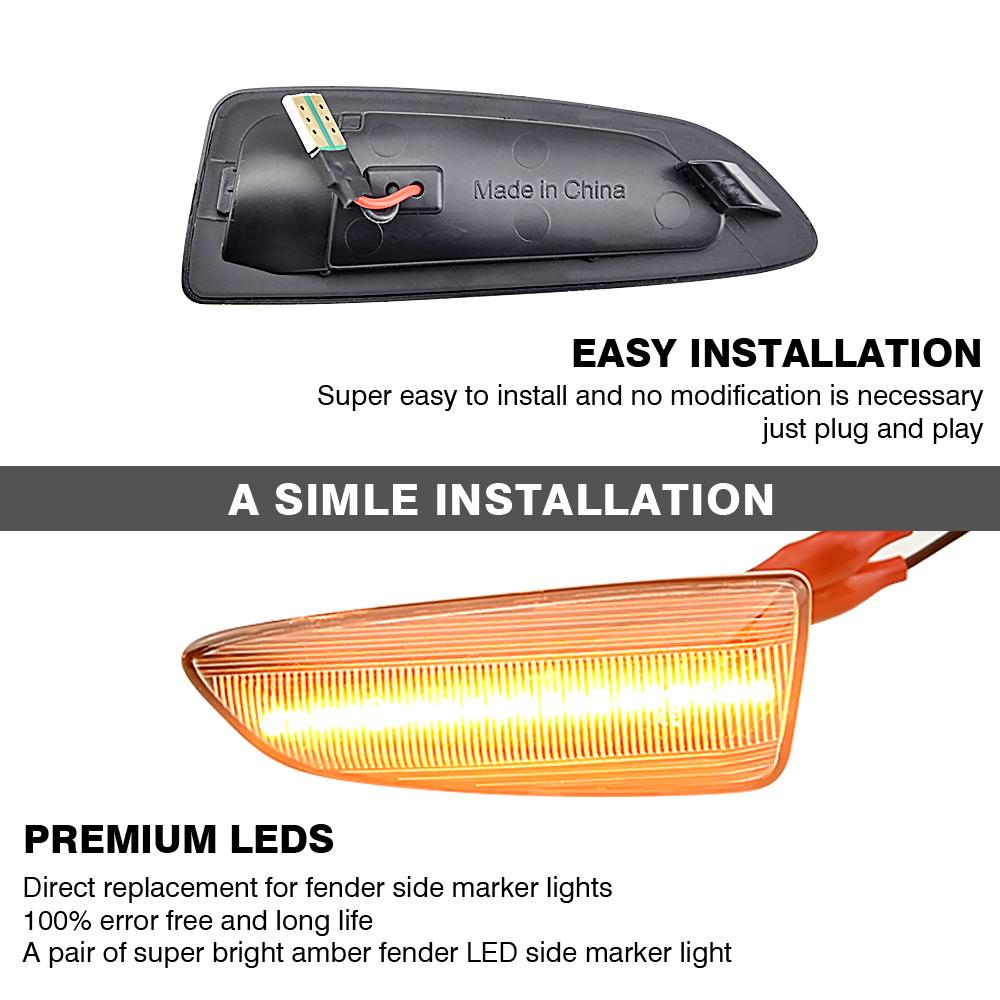 Sequential Blinker LED Side Marker Light For Opel Zafira Tourer Insignia Grandland Crossland Astra J K Indicator Repeater Lamp