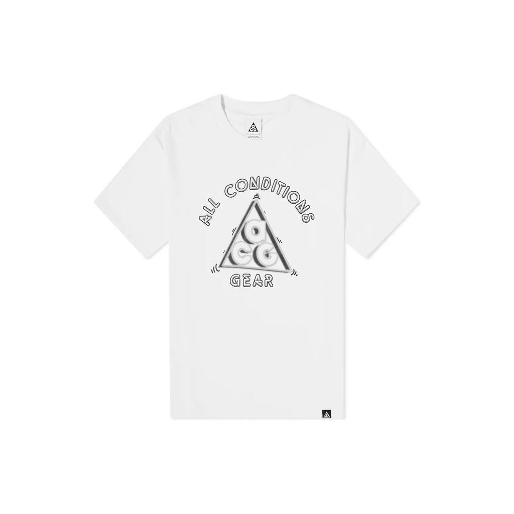 Nike ACG Loose Fit Sports Crew Neck Short Sleeve T-Shirt Men Tops White DD8809-121