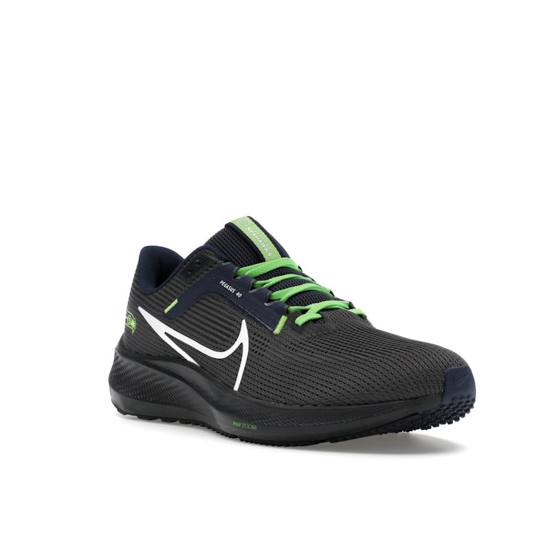 NFL x Nike Air Zoom Pegasus 40 Seattle Seahawks Pánské tenisky Černá Antracitová College-Navy DZ6007-001