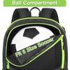 Basketball Bag Backpack for Men Women with Ball & Shoes Compartment Capacity Lightweight Breathable Boys Girls Soccer Ball Bag