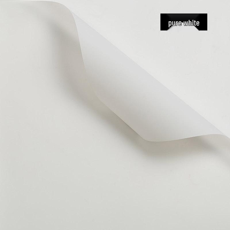 Translucent Waterproof Matte Paper for Florist Bouquets - Korean Solid Color Flower Packaging