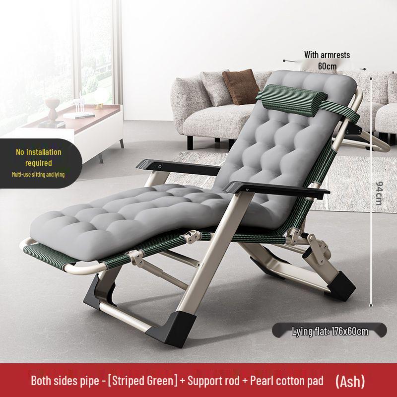 Reclining Foldable Lounge Chair for Napping, Office, or Home Use
