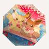 1pc Pikachu & Eevee Cute Automatic Folding Umbrella - Portable 3-Fold Design with 8 Iron Ribs, Outdoor, for Fans, Travelers, Daily Use, Festive G