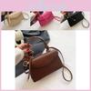 Stylish Trendy Small Shoulder Bag For Women With Minimalist Design In Black Beige Pink Brown Green Orange