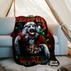 Personalized Custom Name Blanket - Terrifier Art the Clown Print Design,Blanket for Sofa,Bed,Travel,Camping - Soft and Warm, Great Gift