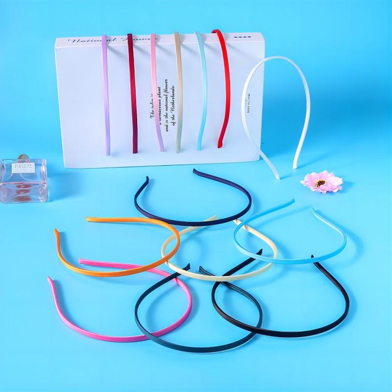 Hard Hair Hoop Ribbon Headband Simple Headband Child Fashion Covered Headbands Plain Headbands for Crafts Fabric Headband