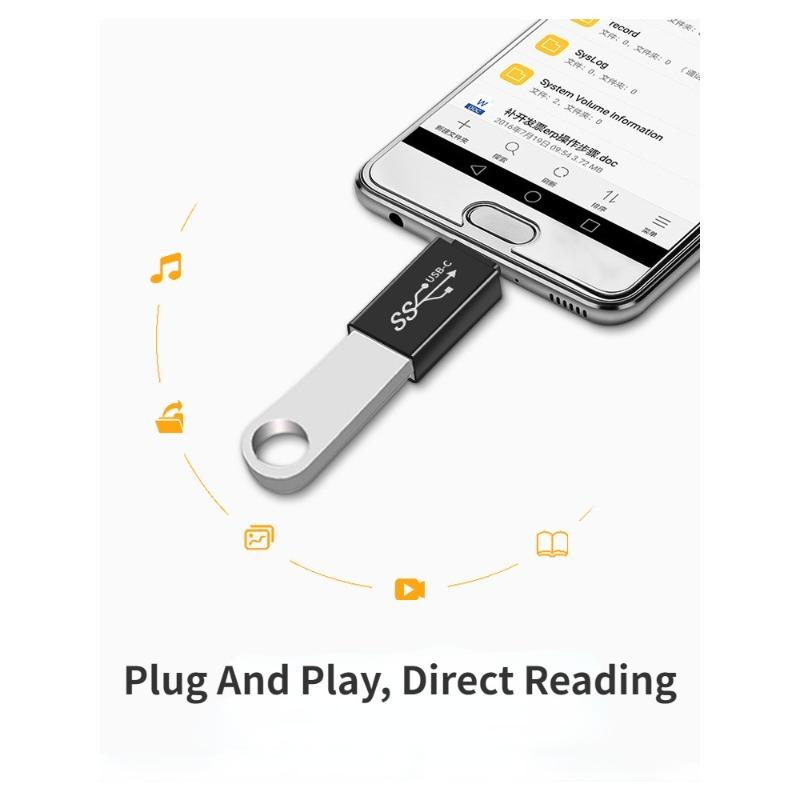 USB 3.0 Converter To Type-C Interface All Types Of Adapters Ultra-high Speed Transfer Rate Connection Converter Male Female Port