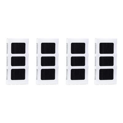 4Pcs Refrigerator Air Filter Replacement Activated Carbon Highly Effective Air Purifying Filter