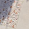 Tomoni Cute Little Bear Nail Art Stickers - Thin, Tough, Japanese Stationery for Kids