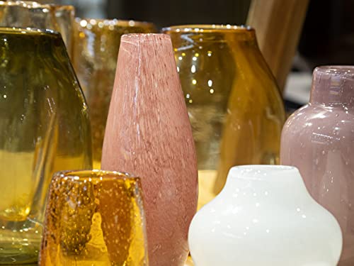 FOYER Flower Vase, Glass, Pink, Height 9.5cm, Width 10cm, Product Code: 2c00023PK F