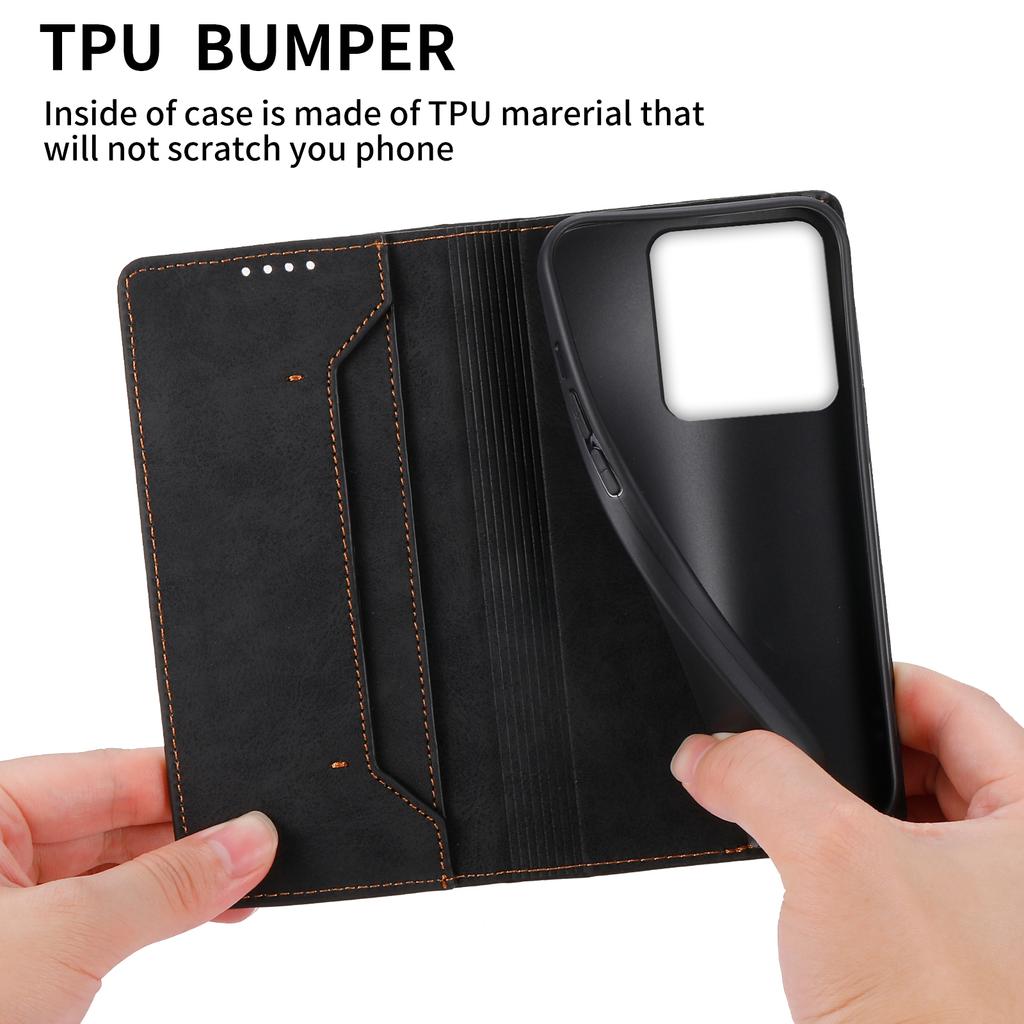 DF-05 For Xiaomi Redmi Note 13 5G/Note 13 5G (China) Case Wallet Phone Cover Magnetic Closing