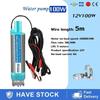 12V Submersible Fuel Oil Transfer Pump Stainless Steel Shell Pure Copper Motor For Car Refueling Boat Farming