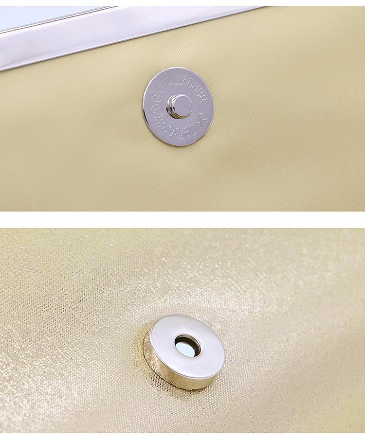 2024 Summer Sequin Pleated Evening Shoulder Bag