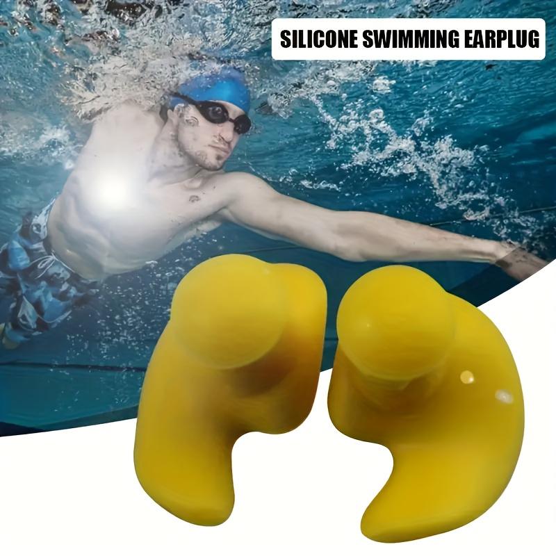 4PCS Soft Silicone Waterproof Earplugs - Comfortable Noise Reduction Earplugs for Swimming & Sleeping