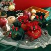 Kordelzug Weihnachtsgeschenktasche Süßigkeiten- und Kekstüten Weihnachtsrentier Süßigkeiten Samt-Geschenktasche Kindergeschenk Partydekoration