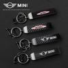 Kalflederen Auto Sleutelhanger Zinklegering Auto Sleutelhanger Accessoires Voor MINI Cooper R56 F56 R50 JCW Cabrio Aceman Countryman Clubman WORKS  rdxzk11