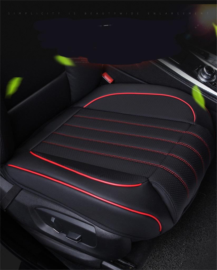 Universal Black PU Leather Car Front Single Seat Cover With New Design Leg Support