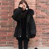 Down Hooded Padded Jacket Women's Winter Short Padded Jacket Female Students Fur Collar Waist Padded Jacket Thick Jacket Women