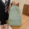 Damen-Schultasche, wasserdicht, große Kapazität, Schulrucksack, glatter Reißverschluss, einfarbig, für Teenager und Mädchen, lässiger Tagesrucksack, Studentenversorgung