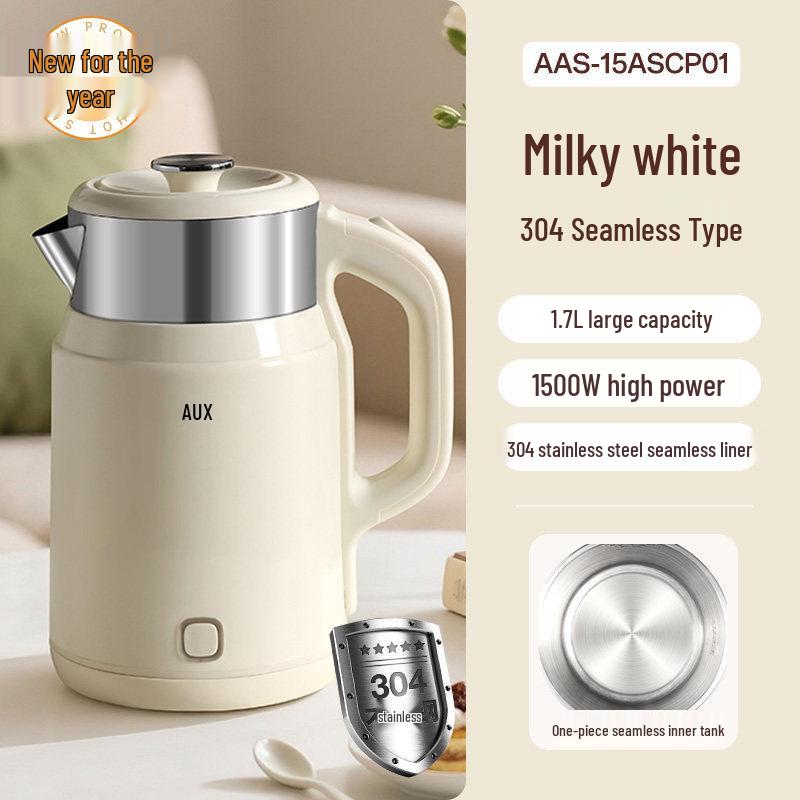AUX Electric Kettle: Automatic, Constant Temperature, Insulated, Portable, Small for Dormitory Use.