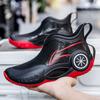 Men's Outdoor Short Tube Fishing Rain Boots Fashion Non-slip Waterproof Rain Boots Indoor Kitchen Work Rain Boots Car Wash Boots