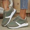 Fashion Women's Fashion Chunky Sneakers Lace Up Platform Casual Sports Shoes Woman Lightweight Non Slip Wedges Walking Shoes Plus Size