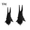 Realistic Bat for Photo Booths Halloween Decorations, Felt Hanging Bats, Spooky Flying Props Durable Decorations Haunted House Party, Indoor