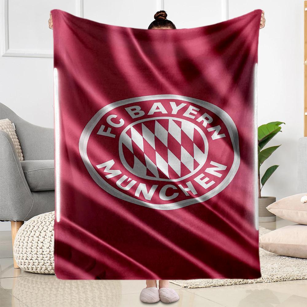 Bayern Munich Blanket Soft Warm Cozy Great for Bed Couch Office Chair for All Seasons Stylish Decor Best Holiday Gift for Friends Family