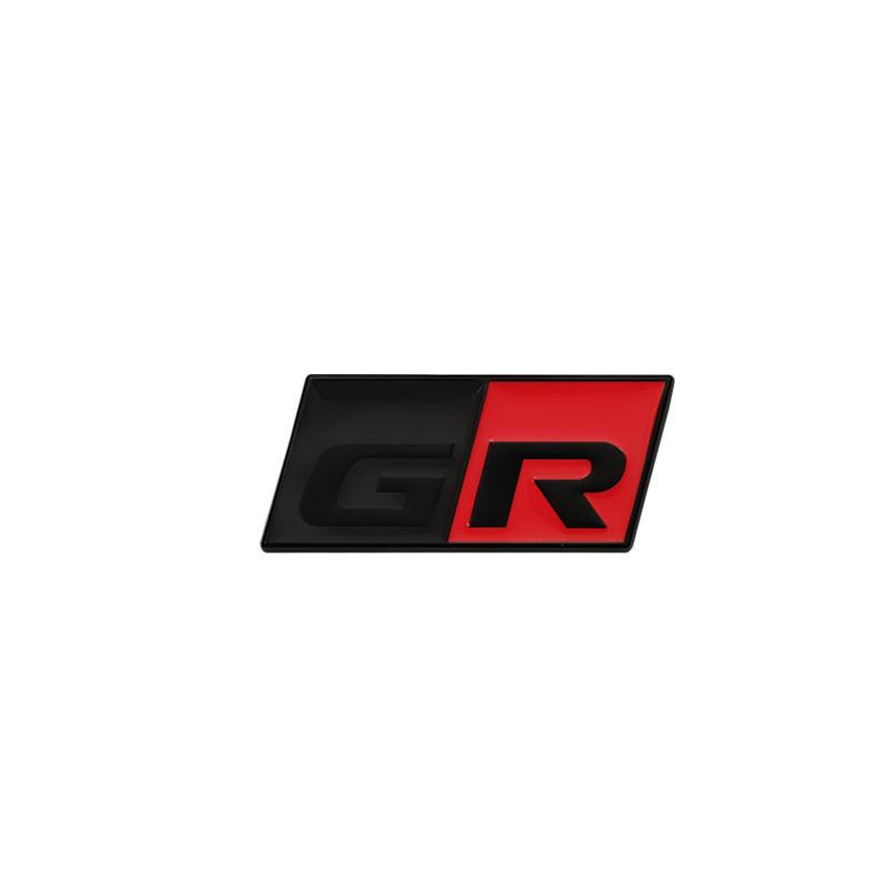 Car Metal Logo Emblem Badge Interior Console Sticker For Toyota GR Sport RAV4 Camry Corolla Prado Hiace Venza Yaris Accessories